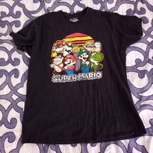 Vintage SUPER MARIO mens Tshirt